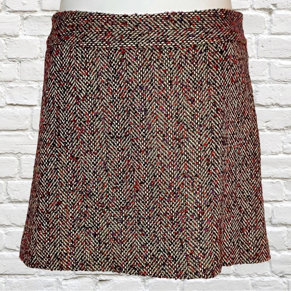 The Limited Tweed-Look Skirt